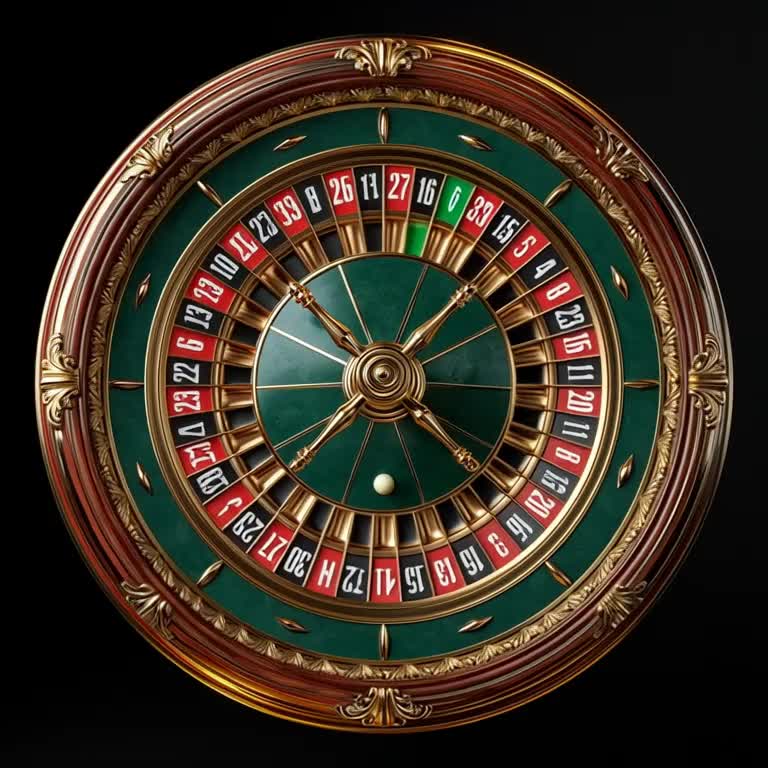Roue de roulette européenne de luxe